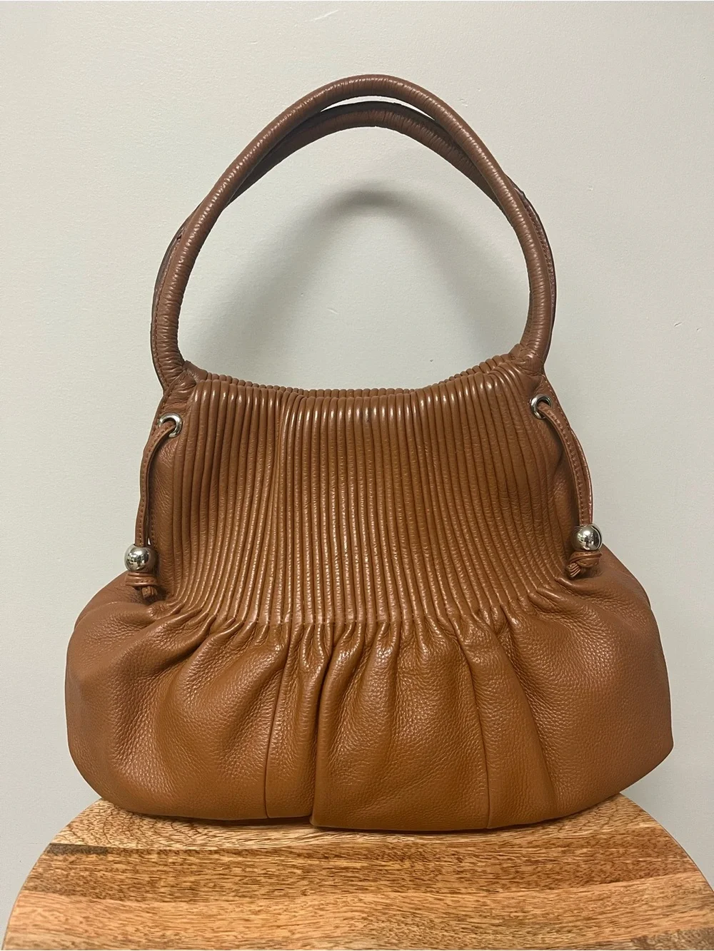 Bodhi Caramel Leather Hobo Bag
